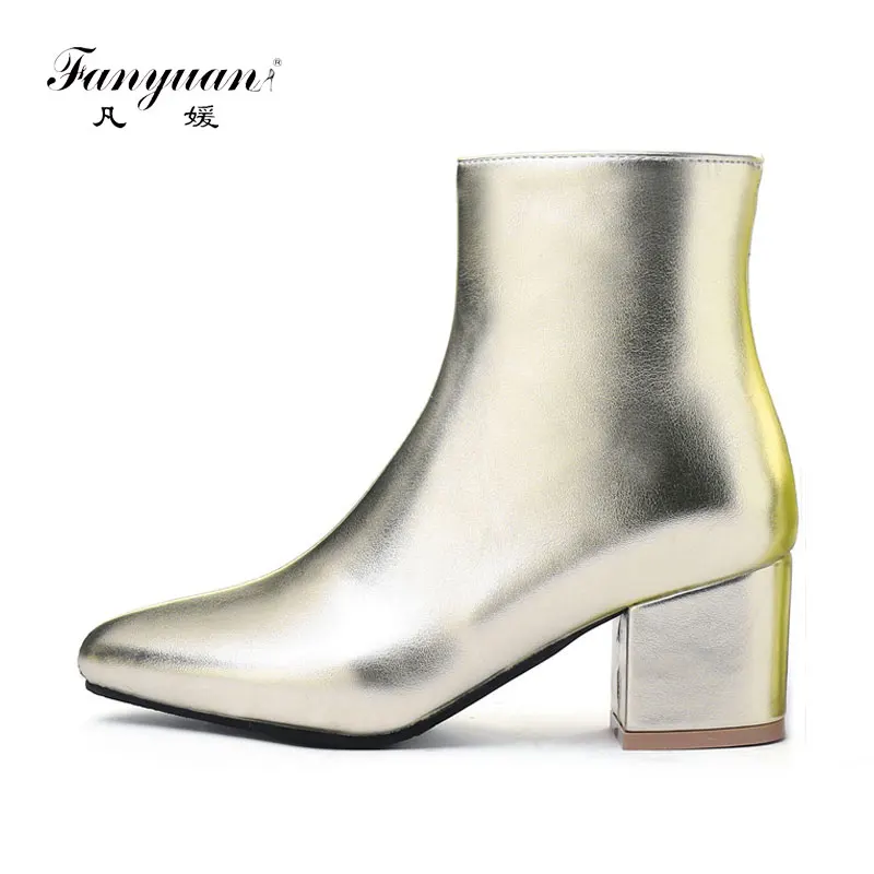 fanyuan Fashion Solid warm Martin boots Leisure Winter Slim Western Boots Zipper Pointed Toe Ankle Boots Women Chaussure Bottes
fanyuan Fashion Solid warm Martin boots Leisure Winter Slim Western Boots Zipper Pointed Toe Ankle Boots Women Chaussure Bottes