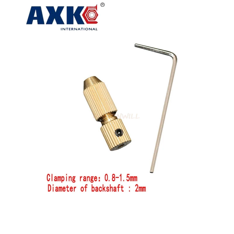 2.0mm Brass Electric Motor Shaft Clamp Fixture Chuck Mini Small For 0.8mm-1.5mm Drill Micro Drill Bit Clamp Fixture Chuck
2.0mm Brass Electric Motor Shaft Clamp Fixture Chuck Mini Small For 0.8mm-1.5mm Drill Micro Drill Bit Clamp Fixture Chuck