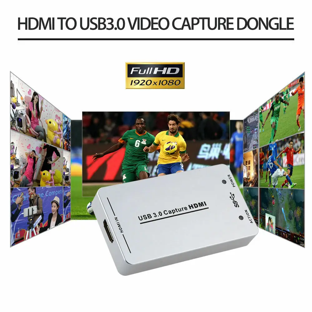 HDMI to USB3.0 low latency Video Capturer,1080P60FPS,UVC,Win MAC Linux,Potplay VLC OBS Xsplit
HDMI to USB3.0 low latency Video Capturer,1080P60FPS,UVC,Win MAC Linux,Potplay VLC OBS Xsplit