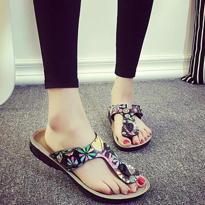 COOLSA Women's Summer Flat sandals Outdoor Leisure Non-slip Ladies Flip Flops Cork Flower Girls Beach Slippers Drop Shipping
COOLSA Women's Summer Flat sandals Outdoor Leisure Non-slip Ladies Flip Flops Cork Flower Girls Beach Slippers Drop Shipping