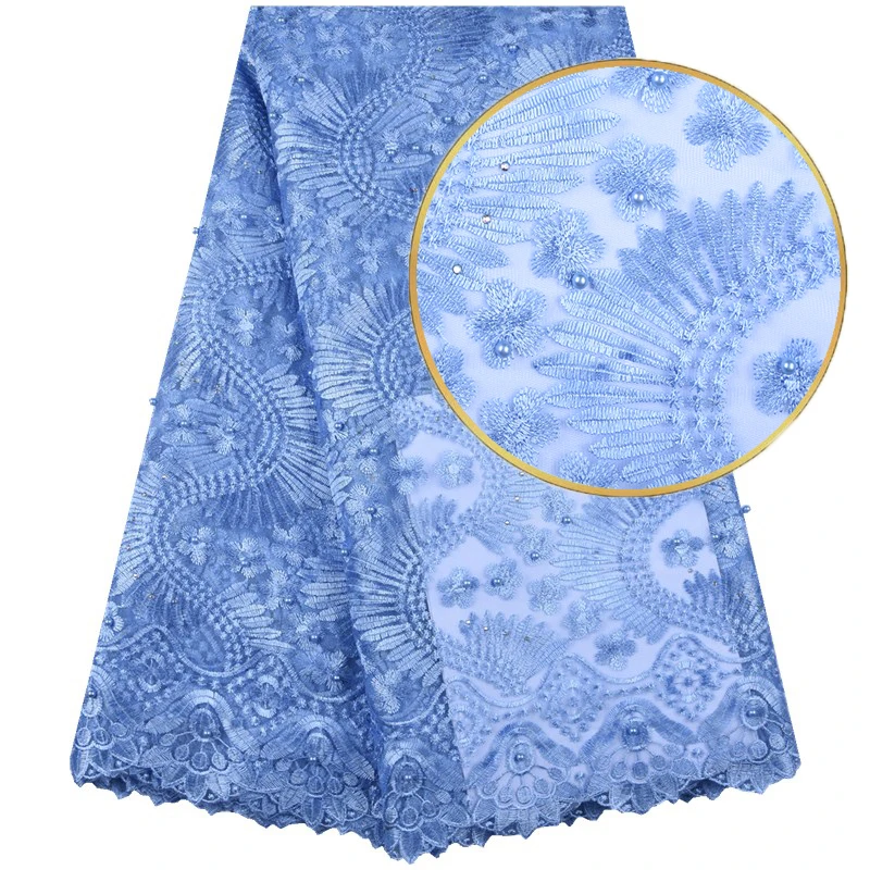 New Blue Sky French Beads Voile Guipure Lace Fabric 2019 High Quality Dresses African French Tulle Lace French Lace Fabric 1574
New Blue Sky French Beads Voile Guipure Lace Fabric 2019 High Quality Dresses African French Tulle Lace French Lace Fabric 1574