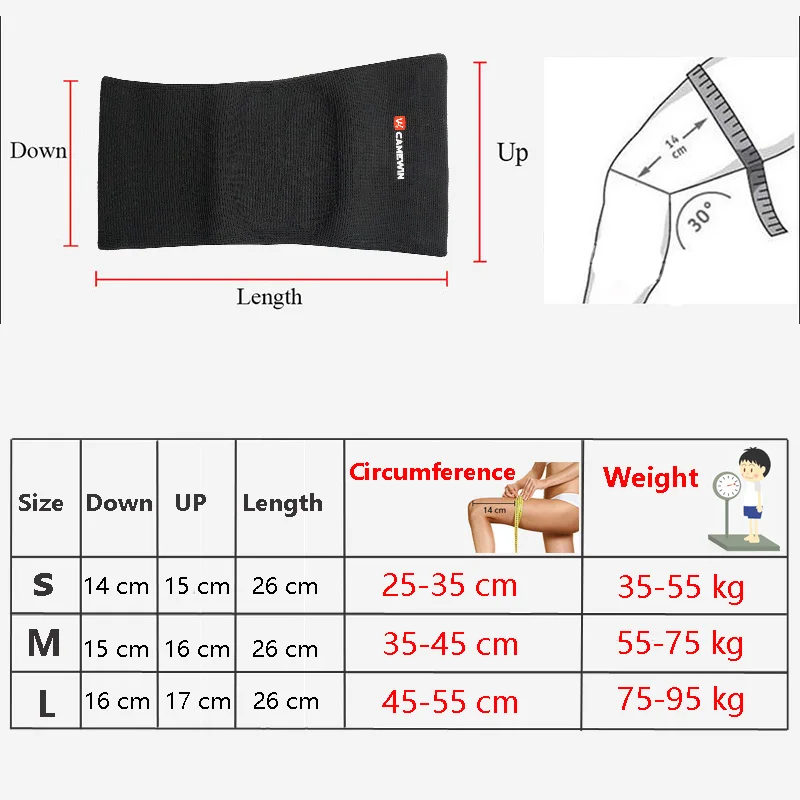 CAMEWIN 1 Pair Black Knee Pads Knee Guard for Men and Women High Elasticity Knee Protector for Riding Basketball Football
CAMEWIN 1 Pair Black Knee Pads Knee Guard for Men and Women High Elasticity Knee Protector for Riding Basketball Football