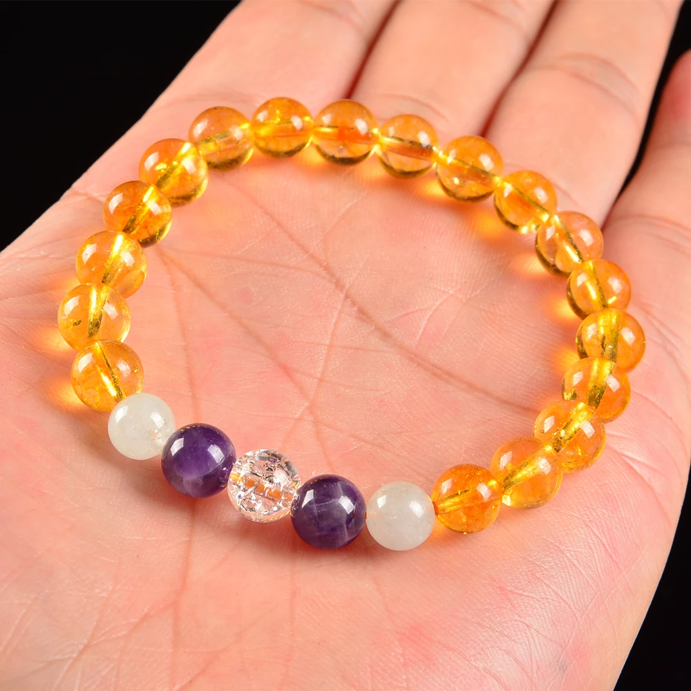 2019 Minimalist Crystal Chakra Bracelet Female Citrine Beads Bracelet Natural Stone Amethyst Women Couple Bracelet Jewelry
2019 Minimalist Crystal Chakra Bracelet Female Citrine Beads Bracelet Natural Stone Amethyst Women Couple Bracelet Jewelry