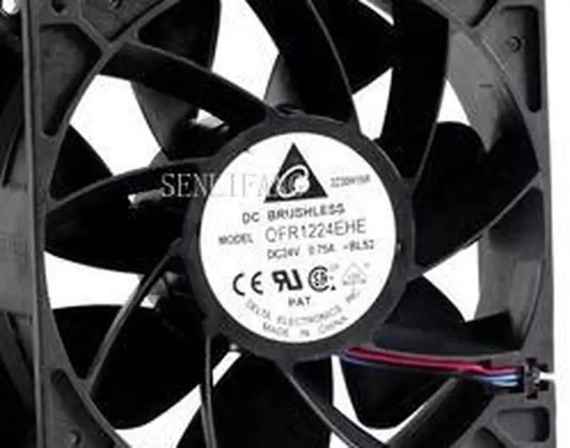 Free Shipping for Delta QFR1224EHE 12038 12cm 24V 0.75A large air volume inverter 3-wire fan
Free Shipping for Delta QFR1224EHE 12038 12cm 24V 0.75A large air volume inverter 3-wire fan
