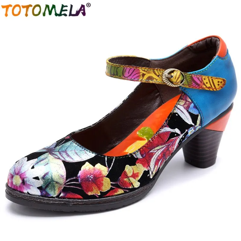 2022 Genuine leather women pumps mary janes high heels shoes buckle flower printing retro bohemia ladies summer party shoes
2022 Genuine leather women pumps mary janes high heels shoes buckle flower printing retro bohemia ladies summer party shoes