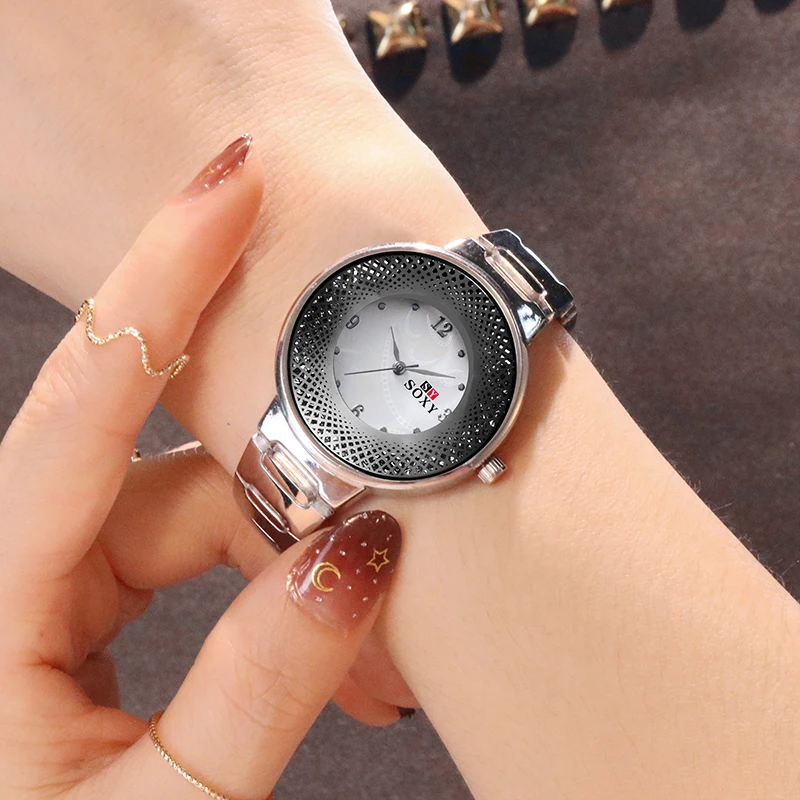 Женские наручные часы женские элегантные кварцевые браслет роскошные с