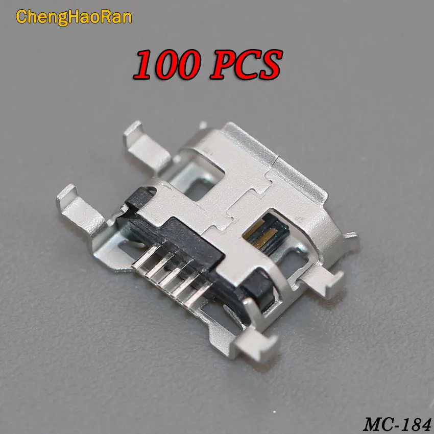 ChengHaoRan 100pcs Micro USB Connector heavy plate B type 5pin 0.72mm have curling side Female Jack For Mobile Mini USB repair
ChengHaoRan 100pcs Micro USB Connector heavy plate B type 5pin 0.72mm have curling side Female Jack For Mobile Mini USB repair