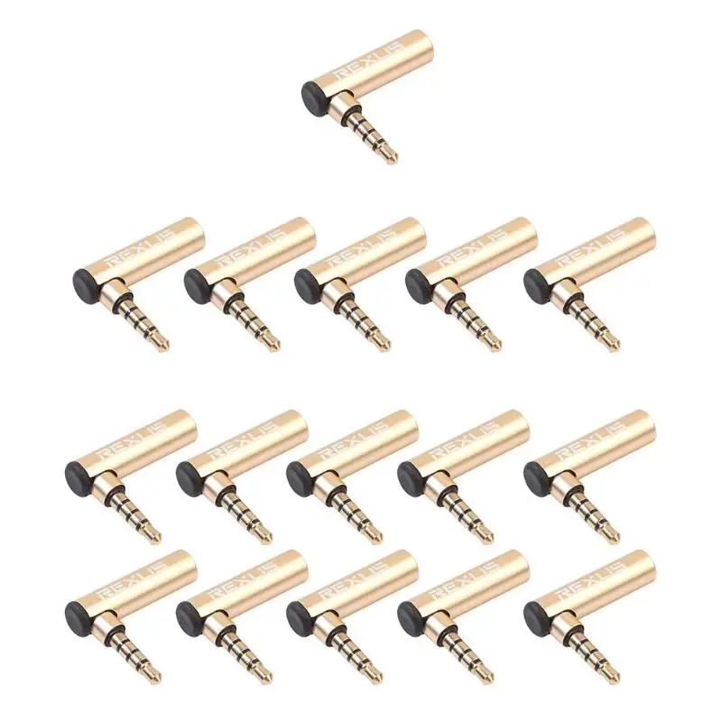 5pcs Gold Plated 3.5mm Male to Female 90 Degree Right Angled Adapter Audio Microphone Jack Stereo Plug Connector High Quality
5pcs Gold Plated 3.5mm Male to Female 90 Degree Right Angled Adapter Audio Microphone Jack Stereo Plug Connector High Quality