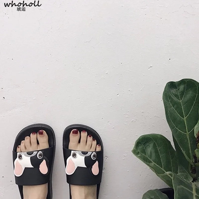 WHOHOLL Women Summer Slippers Cute Cartoon Dog Shoes Female Flat Slides Comfortable Flip Flops Shoes Ladies Casual Girl Slippers
WHOHOLL Women Summer Slippers Cute Cartoon Dog Shoes Female Flat Slides Comfortable Flip Flops Shoes Ladies Casual Girl Slippers