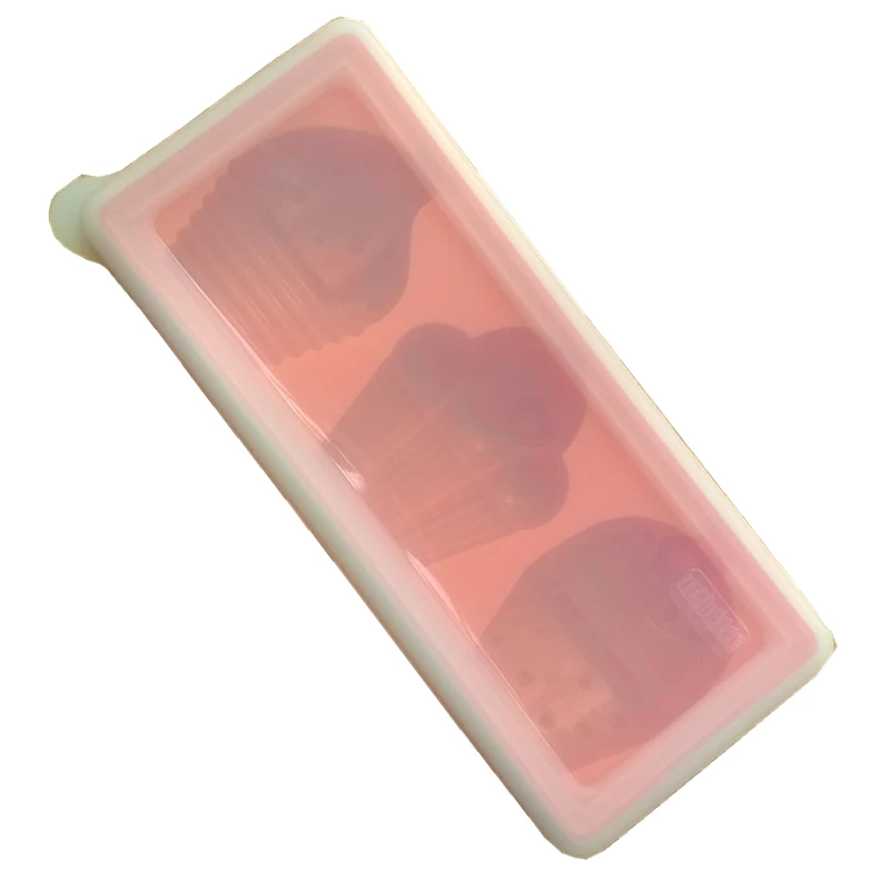 1 set Ice Cream Tools 3-Cavity cupcake -shape Ice cream Molds Soft Popsicle Molds Ice cream Makers With Lid Silicone Mold
1 set Ice Cream Tools 3-Cavity cupcake -shape Ice cream Molds Soft Popsicle Molds Ice cream Makers With Lid Silicone Mold