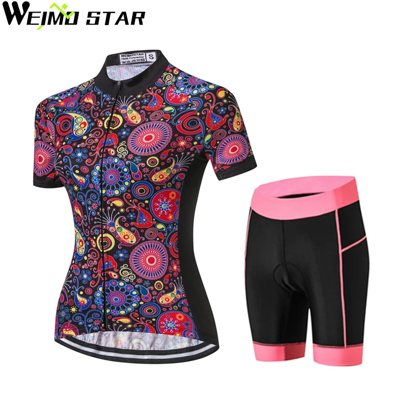 WEIMOSTAR Team Short Sleeve Pro Women Cycling Jersey Set Bike Shorts MTB Ropa Ciclismo Riding Wear Bicycle Clothing S-XXXL
WEIMOSTAR Team Short Sleeve Pro Women Cycling Jersey Set Bike Shorts MTB Ropa Ciclismo Riding Wear Bicycle Clothing S-XXXL