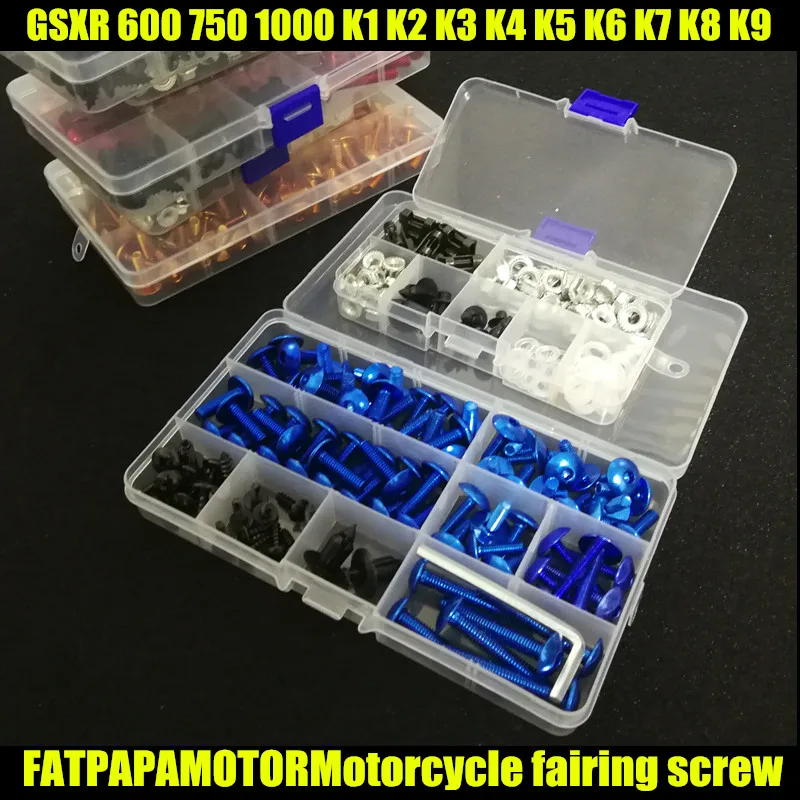 Universal Motorcycle Fairing Bolts Screw Moto Spring Bolts For SUZUKI GSXR 600 750 1000 K1 K2 K3 K4 K5 K6 K7 K8 K9 K10
Universal Motorcycle Fairing Bolts Screw Moto Spring Bolts For SUZUKI GSXR 600 750 1000 K1 K2 K3 K4 K5 K6 K7 K8 K9 K10
