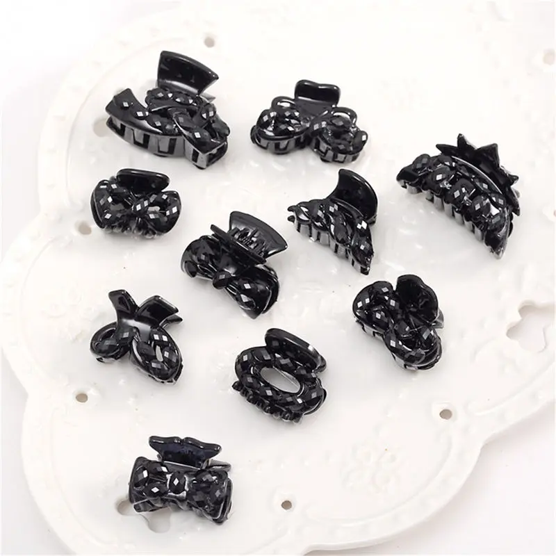 10 Pcs/sets Fashion Women Crab Hair Claw Clip Girls Black Plastic Mini Hairpin Claws Hair Clip Clamp For Women Gifts
10 Pcs/sets Fashion Women Crab Hair Claw Clip Girls Black Plastic Mini Hairpin Claws Hair Clip Clamp For Women Gifts