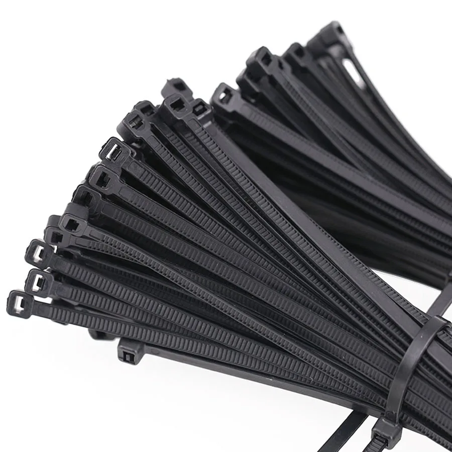 100Pcs 3 x 80/100/120/150/200mm Black White Self Locking Cable Tie High Quality Nylon Fasten Zip Wire Wrap Strap
100Pcs 3 x 80/100/120/150/200mm Black White Self Locking Cable Tie High Quality Nylon Fasten Zip Wire Wrap Strap