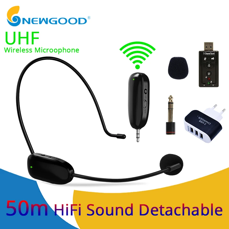 Microphone UHF Wireless Microphone For Voice Amplifier Computer Wireless Microphone Professional Wireless Headset Microphones
Microphone UHF Wireless Microphone For Voice Amplifier Computer Wireless Microphone Professional Wireless Headset Microphones