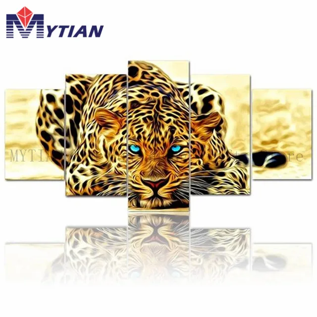 5D DIY Diamond Painting Animal Leopard Multi-Picture Embroidery Painting Square Round Mosaic Drill Resin Full 3D Cross Stitch
5D DIY Diamond Painting Animal Leopard Multi-Picture Embroidery Painting Square Round Mosaic Drill Resin Full 3D Cross Stitch