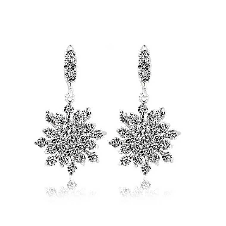 Hot Sale Snow Dangle Earring Full Mirco Cubic Zircon Exquisite Jewelry For Women Wedding Party Dress Accessories
Hot Sale Snow Dangle Earring Full Mirco Cubic Zircon Exquisite Jewelry For Women Wedding Party Dress Accessories