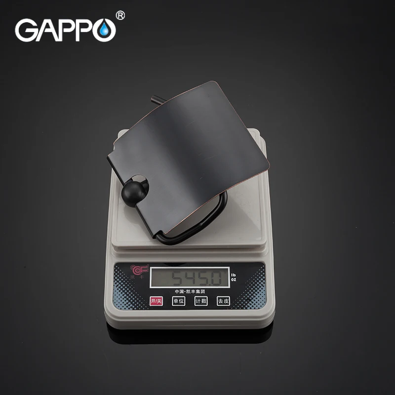 GAPPO Paper Holders toilet paper roll holder black brass Roll Paper Hanger holder Wall Mounted Bath Hardware Sets
GAPPO Paper Holders toilet paper roll holder black brass Roll Paper Hanger holder Wall Mounted Bath Hardware Sets