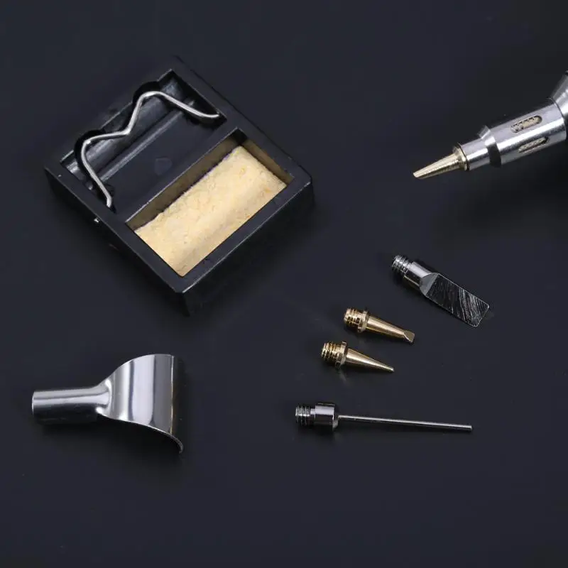 Self-Ignition 10-in-1 Gas Soldering Iron Cordless Welding Torch Kit Tool HS-1115K Ignition Butane Gas Soldering Iron
Self-Ignition 10-in-1 Gas Soldering Iron Cordless Welding Torch Kit Tool HS-1115K Ignition Butane Gas Soldering Iron