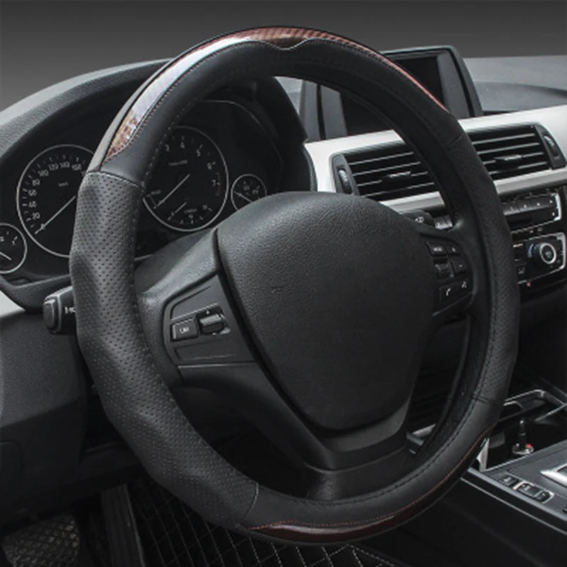 Universal Size Sport Car Steering Wheel Cover Carbon with Leather Auto Steering-Wheel Case Interior Accessories Black Blue
Universal Size Sport Car Steering Wheel Cover Carbon with Leather Auto Steering-Wheel Case Interior Accessories Black Blue