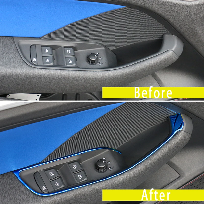 4X Car styling sticker For Audi A3 Stainless Steel Interior door armrests decoration Trim for AUDI A3 2014-2017 Interior Sticker
4X Car styling sticker For Audi A3 Stainless Steel Interior door armrests decoration Trim for AUDI A3 2014-2017 Interior Sticker
