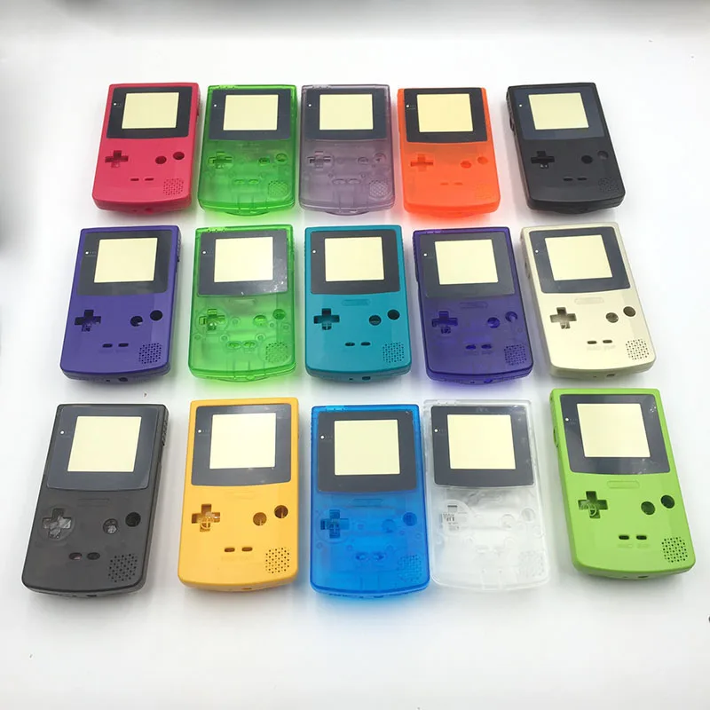 Многоцветный Пластиковый Чехол для Gameboy Color GBC Gmae Console|Запасные части| |