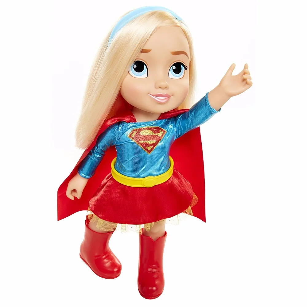 Оригинал DC супер герой девушки SUPPERGIRL 37 см принцесса малыш Кукла девочка подарок цветная коробка волосы можно расчесать мило
Оригинал DC супер герой девушки SUPPERGIRL 37 см принцесса малыш Кукла девочка подарок цветная коробка волосы можно расчесать мило