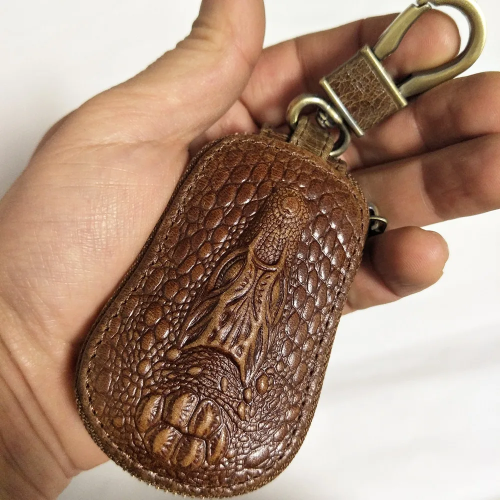 Female Key Wallet Men Women Genuine Leather Car Key Holder Housekeeper For Men Retro Multifunctional Home Keychain Case
Female Key Wallet Men Women Genuine Leather Car Key Holder Housekeeper For Men Retro Multifunctional Home Keychain Case