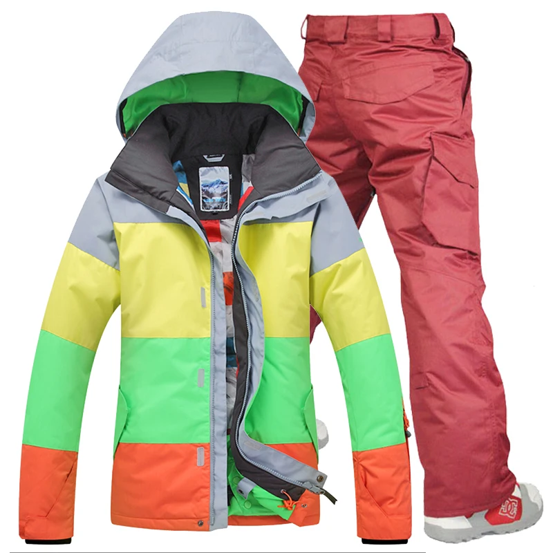 GSOU SNOW Snowboarding Sets Men Windproof Warm Ski Suit Male Waterproof snowboard jacket Outdoor sport Ski Clothing
GSOU SNOW Snowboarding Sets Men Windproof Warm Ski Suit Male Waterproof snowboard jacket Outdoor sport Ski Clothing