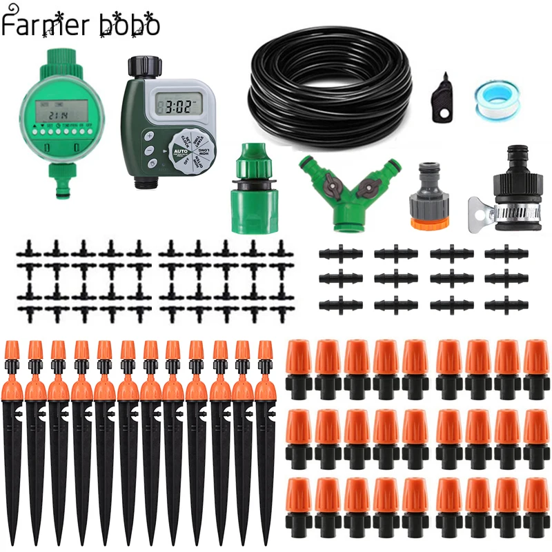 30m Automatic Micro Drip Irrigation System Garden Irrigation Spray Self Watering Kits with Adjustable Dripper
30m Automatic Micro Drip Irrigation System Garden Irrigation Spray Self Watering Kits with Adjustable Dripper