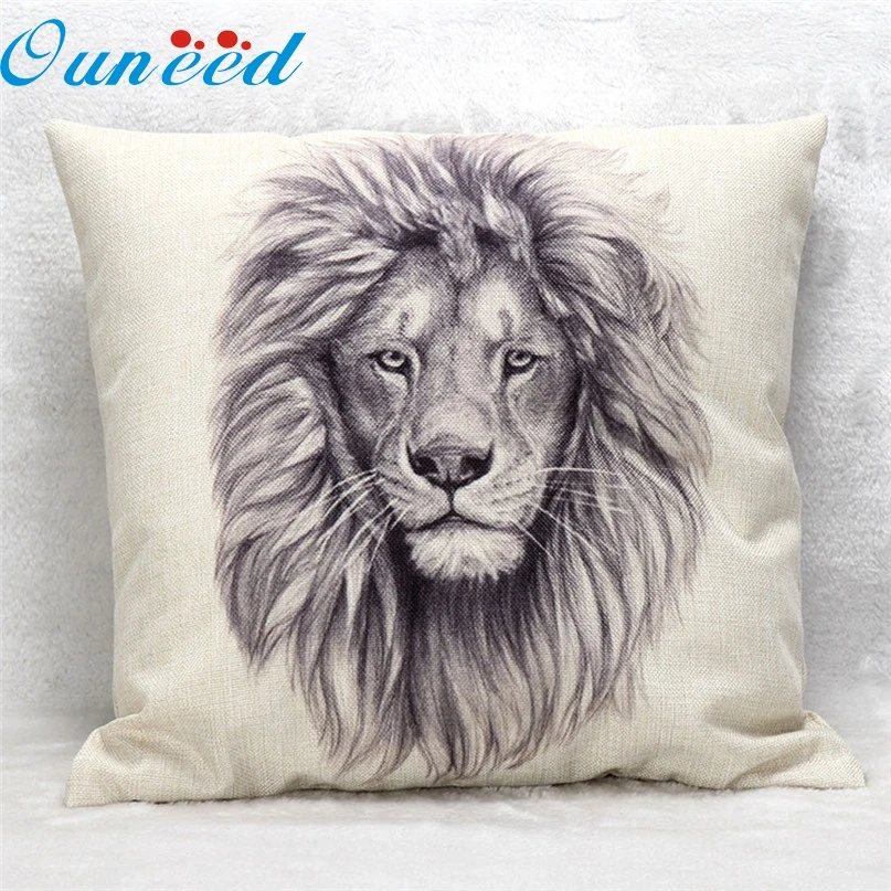 Ouneed Pillowcase @ Cool lion print Home Wider Linen Pillow cover Waist Throw Pillowcases Home animeative cojines almofadas 2020
Ouneed Pillowcase @ Cool lion print Home Wider Linen Pillow cover Waist Throw Pillowcases Home animeative cojines almofadas 2020