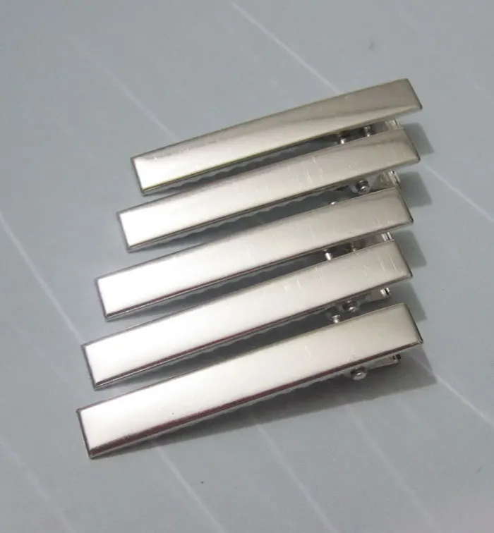 set of 100PCS--75x8mm Silver tone plated metal hair alligator clip barrette free shipping-JS0056a
set of 100PCS--75x8mm Silver tone plated metal hair alligator clip barrette free shipping-JS0056a