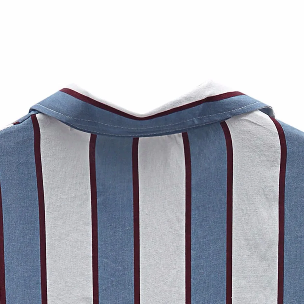 S-2XL Size Summer Long Sleeve Striped Blouse Women Large Size Casual Loose Shirt Turn Down Collar Button Vintage Chemise Femme
S-2XL Size Summer Long Sleeve Striped Blouse Women Large Size Casual Loose Shirt Turn Down Collar Button Vintage Chemise Femme