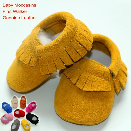 Baby Moccasins genuine leather baby first walker toddler girls shoes tassels cow suede newborn boys matte-leather soft sole
Baby Moccasins genuine leather baby first walker toddler girls shoes tassels cow suede newborn boys matte-leather soft sole