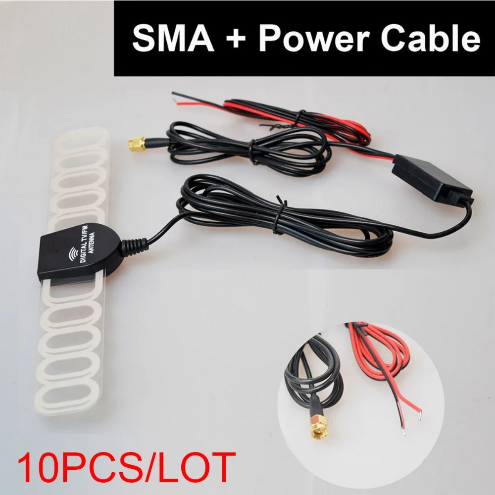 10PCS Car Automobile TV Radio FM Antenna Signal Amplifier Booster Digital TV DVBT ATSC ISDB Analog for Car Stereos - SMA Plug
10PCS Car Automobile TV Radio FM Antenna Signal Amplifier Booster Digital TV DVBT ATSC ISDB Analog for Car Stereos - SMA Plug