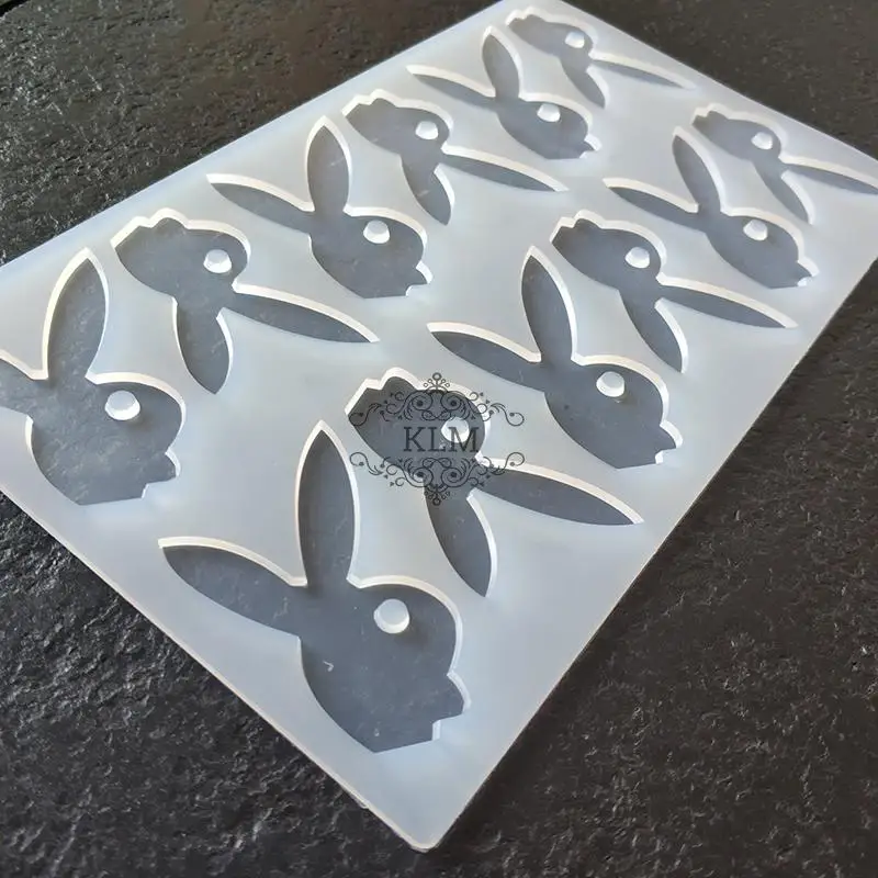 12 rabbit head silicone mold Chocolate cake decoration tool Cake decoration plug KLM-CG007
12 rabbit head silicone mold Chocolate cake decoration tool Cake decoration plug KLM-CG007