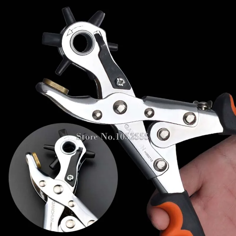 Top Designed 6 Sized 9.85" Heavy Duty Leather Hole Punch Hand Pliers Belt Holes Punches Belt Craft Tool K81
Top Designed 6 Sized 9.85" Heavy Duty Leather Hole Punch Hand Pliers Belt Holes Punches Belt Craft Tool K81
