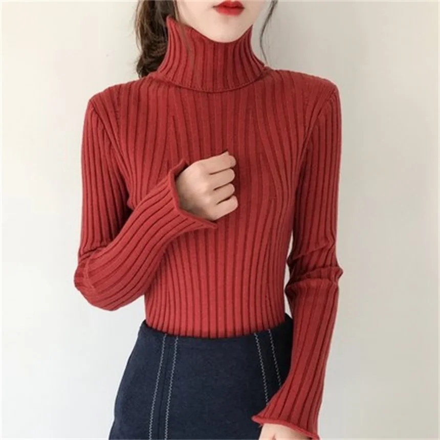 2018 Turtleneck Sweater Women's Spring New Winter Turtleneck Solid Color Thicken Bottoming Fashion Slim Long Sleeve Joker Knit
2018 Turtleneck Sweater Women's Spring New Winter Turtleneck Solid Color Thicken Bottoming Fashion Slim Long Sleeve Joker Knit