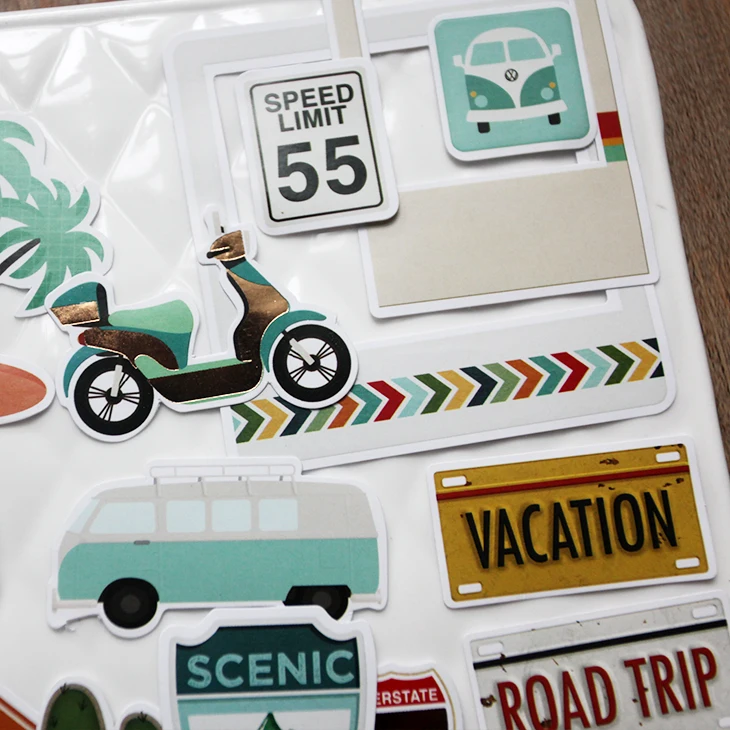 KSCRAFT 65pcs Travel Paper Stickers for Scrapbooking Happy Planner/Card Making/Journaling Project
KSCRAFT 65pcs Travel Paper Stickers for Scrapbooking Happy Planner/Card Making/Journaling Project