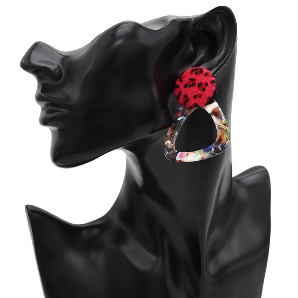2 Colors Oversize Fashion Tortoiseshell Spot Marble Pattern Irregular Triangle Circle Pendant Drop Earrings Lady Party Jewelry
2 Colors Oversize Fashion Tortoiseshell Spot Marble Pattern Irregular Triangle Circle Pendant Drop Earrings Lady Party Jewelry
