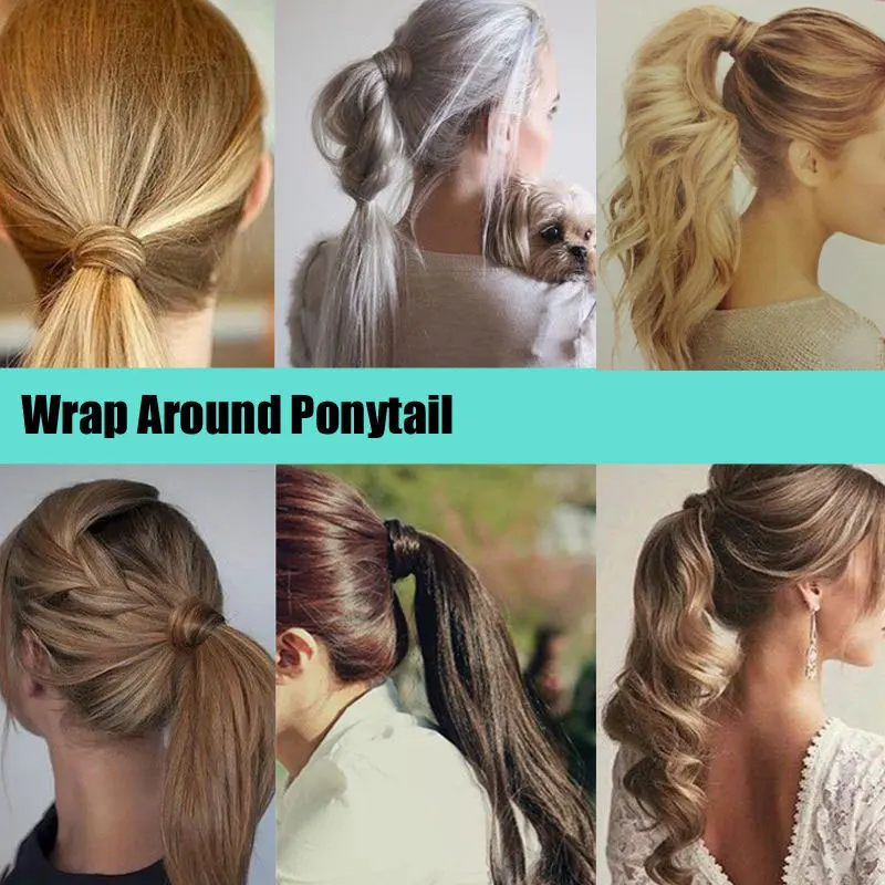 S-noilite Women Drawstring Long Straight Hair Extensions Piece clip in Wrap Around Ponytail Multi-Colors Real Natural Synthetic
S-noilite Women Drawstring Long Straight Hair Extensions Piece clip in Wrap Around Ponytail Multi-Colors Real Natural Synthetic