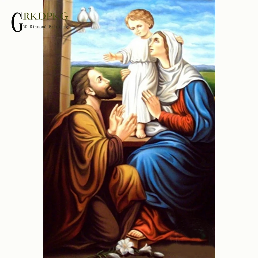5D DIY Diamond Painting Jesus Maria ima Needlework Embroidery Cross Stitch Round Rhinestone Decoration Crafts Wedding decoration
5D DIY Diamond Painting Jesus Maria ima Needlework Embroidery Cross Stitch Round Rhinestone Decoration Crafts Wedding decoration