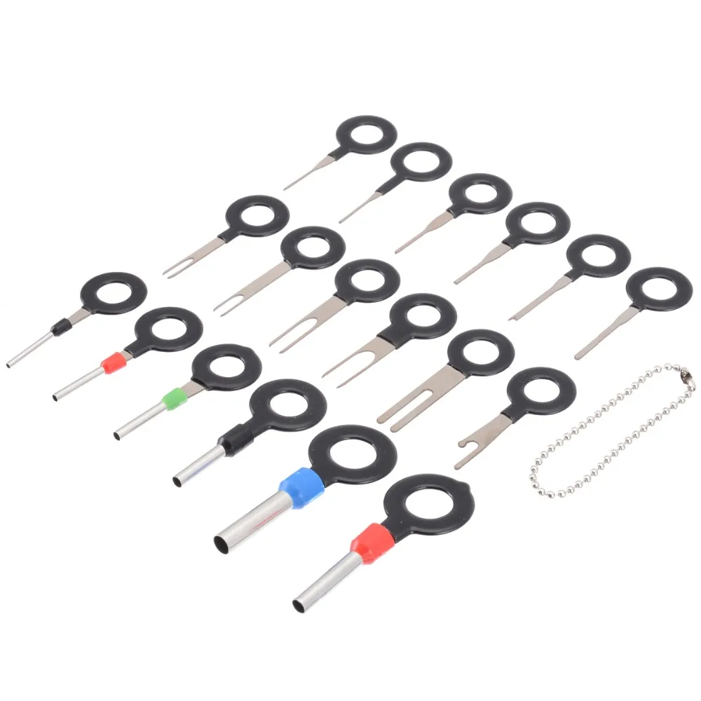Mayitr 18Pcs Car Electrical Terminal Remove Tool Set Key Pin Car Electrical Wire Crimp Connector Extractor Kit Accessories
Mayitr 18Pcs Car Electrical Terminal Remove Tool Set Key Pin Car Electrical Wire Crimp Connector Extractor Kit Accessories