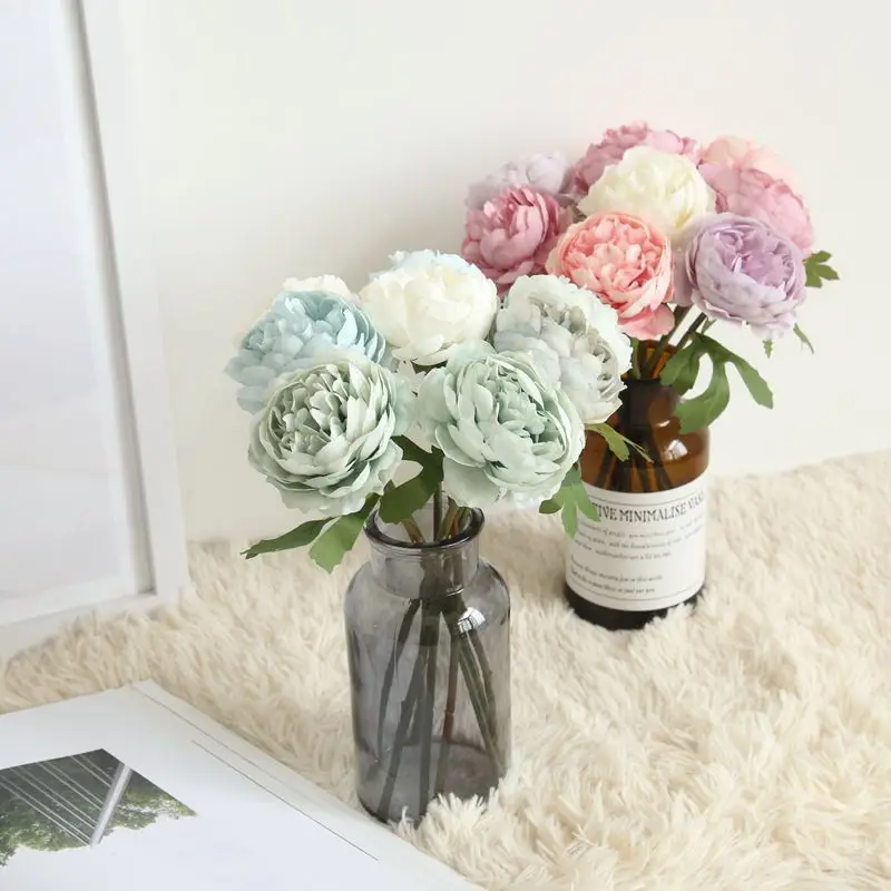 1pc Artificial rose flowers 7 colors tea rose flower plastic stem silk flower leaf for home party wedding decoration
1pc Artificial rose flowers 7 colors tea rose flower plastic stem silk flower leaf for home party wedding decoration