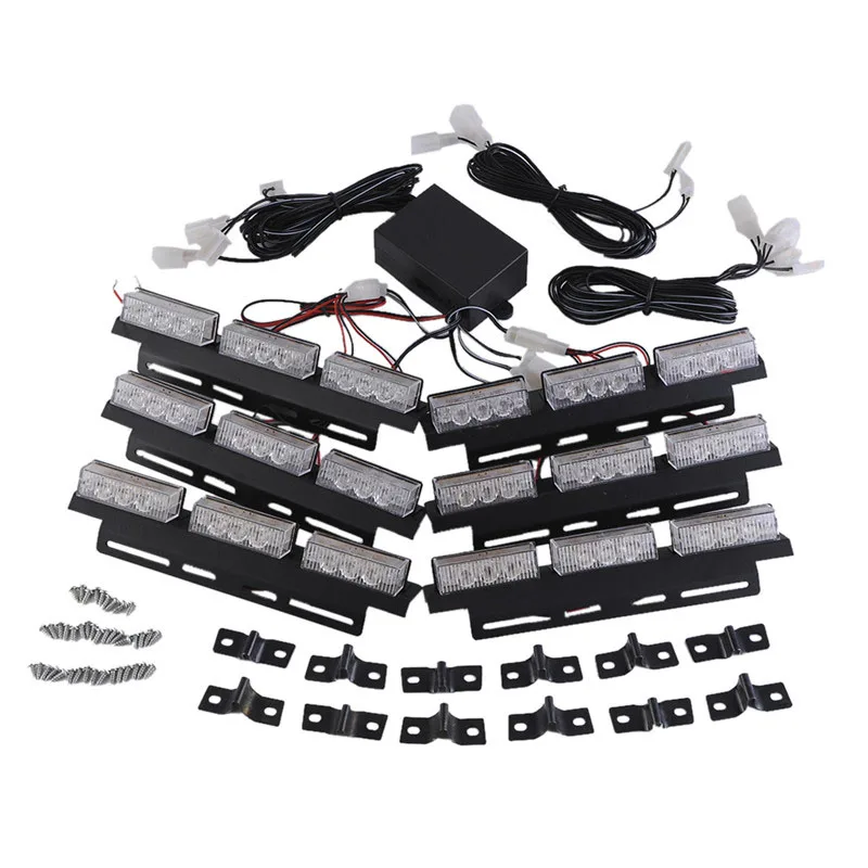 HEHEMM 54 LED Car Strobe Warning Light Emergency Front Grille Deck Flashing Lamp for Car Automobiles
HEHEMM 54 LED Car Strobe Warning Light Emergency Front Grille Deck Flashing Lamp for Car Automobiles