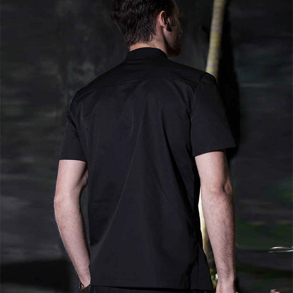 High Quality Black Unisex Restaurant Uniform S-3XL Wholesale Women Men Long/Short-Sleeve Kitchen Hotel Chef Jacket Bake Uniform
High Quality Black Unisex Restaurant Uniform S-3XL Wholesale Women Men Long/Short-Sleeve Kitchen Hotel Chef Jacket Bake Uniform