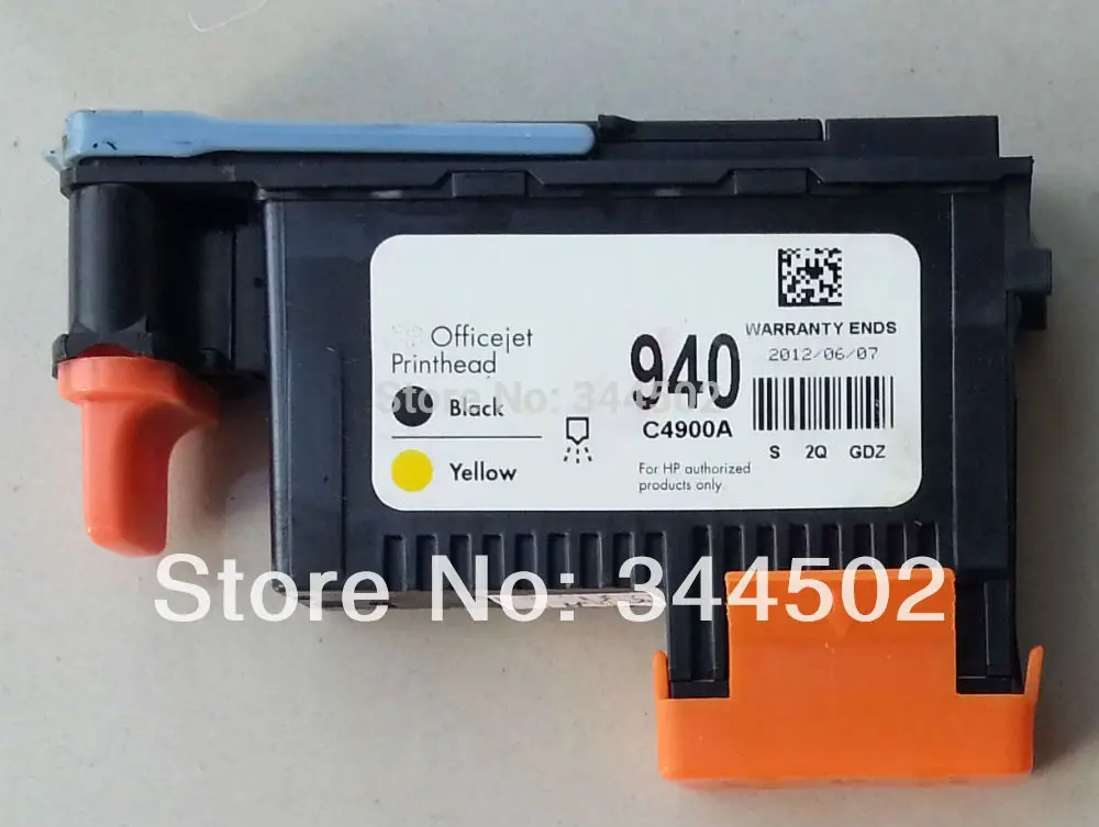 used 940 BLACK / YELLOW PRINTHEAD C4900A for H P OfficeJet Pro 8500 8000 printer printer parts
used 940 BLACK / YELLOW PRINTHEAD C4900A for H P OfficeJet Pro 8500 8000 printer printer parts