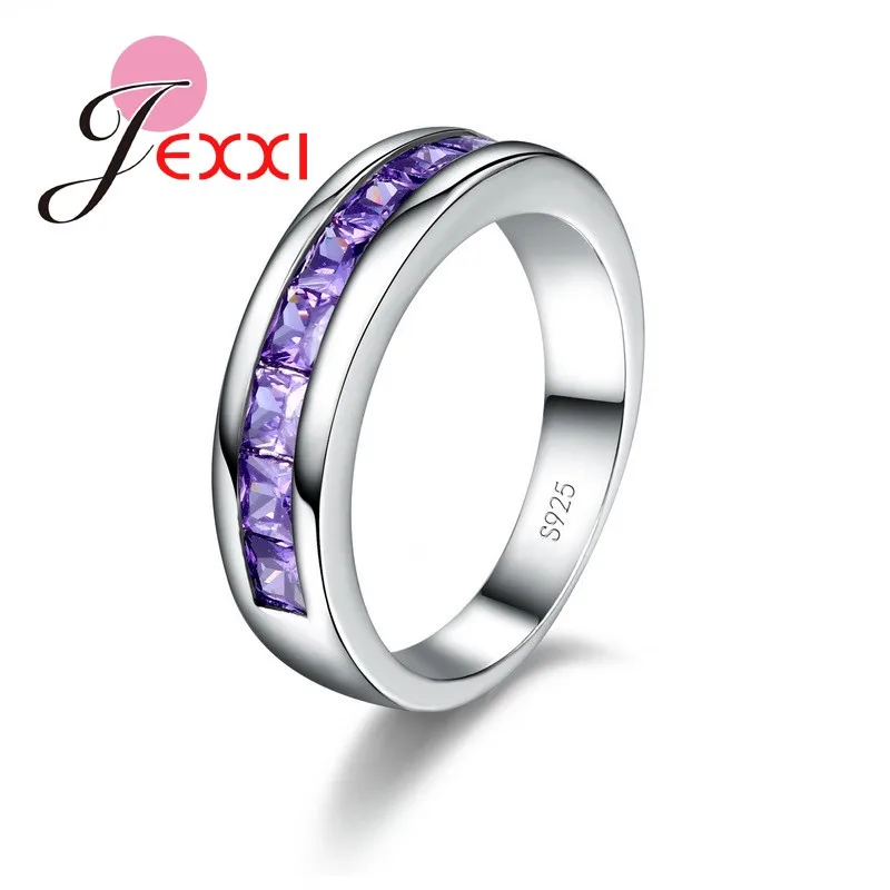 Fashion Simple Design 925 Sterling Silver Wedding Engagement Rings For Women Jewelry Accessories CZ Crystal Finger Ring
Fashion Simple Design 925 Sterling Silver Wedding Engagement Rings For Women Jewelry Accessories CZ Crystal Finger Ring