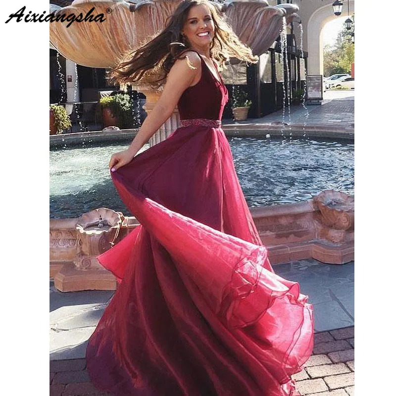 New Design Long Prom Dresses Straps A-line Chiffon Rhinestone Floor-length Organza Long Prom Dress robe de soiree
New Design Long Prom Dresses Straps A-line Chiffon Rhinestone Floor-length Organza Long Prom Dress robe de soiree