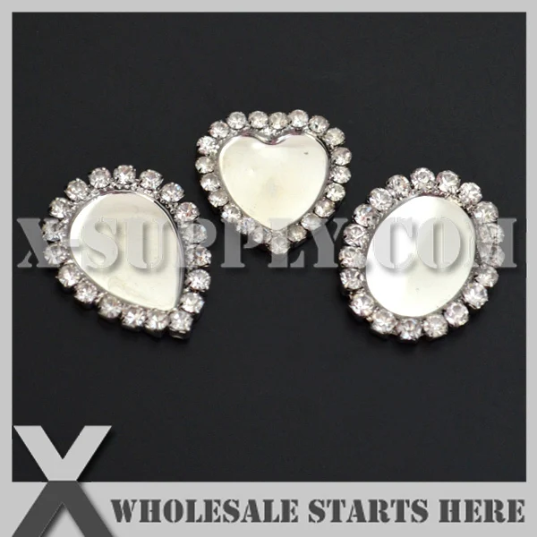 Flat Back EMPTY Metal Rhinestone Embllishment Button,Tear Drop,Heart and Oval Shape,For Flower Center,Hair Clip
Flat Back EMPTY Metal Rhinestone Embllishment Button,Tear Drop,Heart and Oval Shape,For Flower Center,Hair Clip